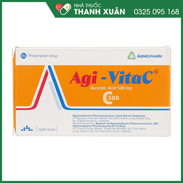 Agi-Vita C phòng và trị bệnh do thiếu Vitamin C